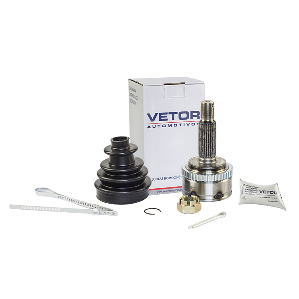 Junta Homocinética Fixa Lado Roda Vetor VT5473 Hyundai Tucson 2.0 16V Manual 2005 a 2009 i30 2.0 com ABS