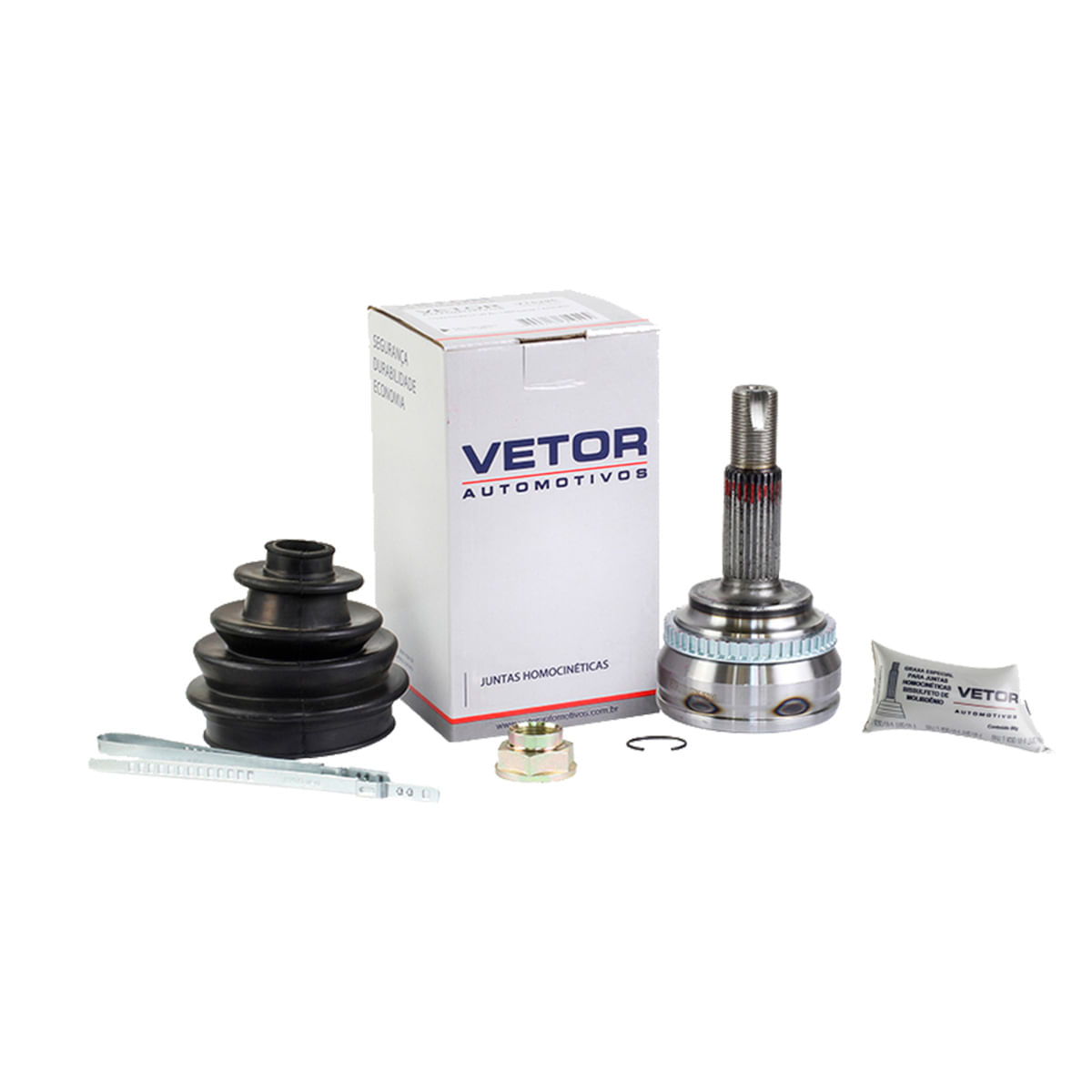 Junta Homocinética Fixa Lado Roda Vetor VT5295 Toyota Corolla 2.0 16V Flex 2009 a 2014 com ABS 26 Dentes