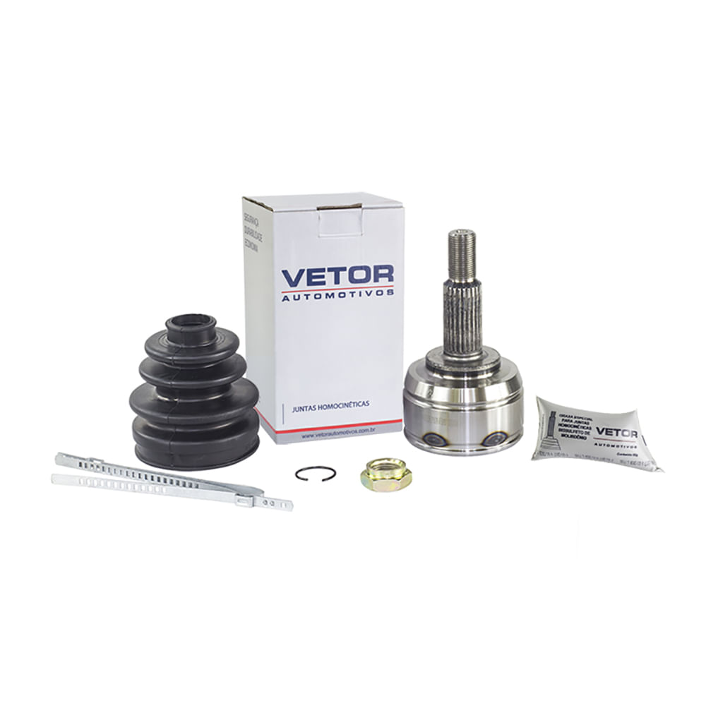 Junta Homocinética Fixa Lado Roda Vetor VT5287 Renault Fluence 2.0 16V Automático 2011 a 2018
